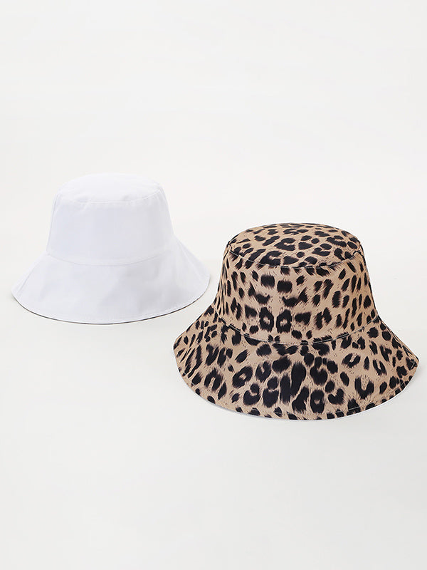 Leopard Reversible Sun Protection Fisherman Hat