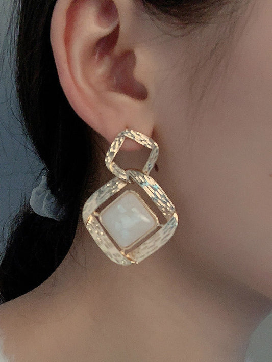 Antique Geometric Earrings