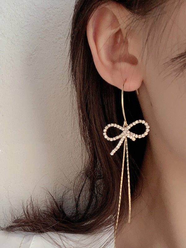 Long Bow Earrings