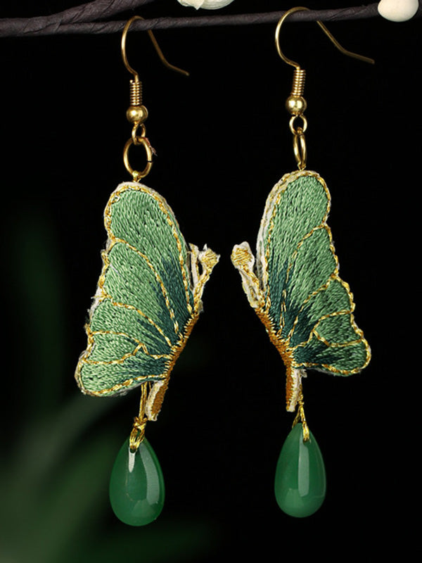 National Handmade Butterfly Beads Earrings