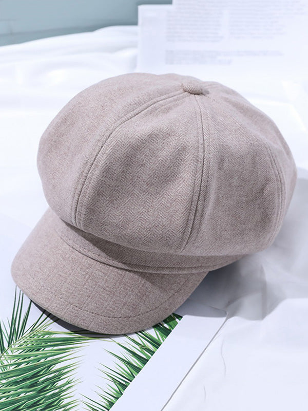 Simple 4 Colors Beret Hat