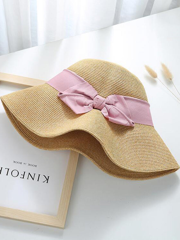 Leisure Sun-Protection Dome Straw Hat