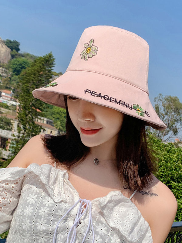 Original Print Sun-Protection Dome Hat