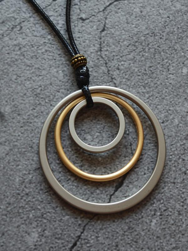 Simple Multi-layer Circle Necklace