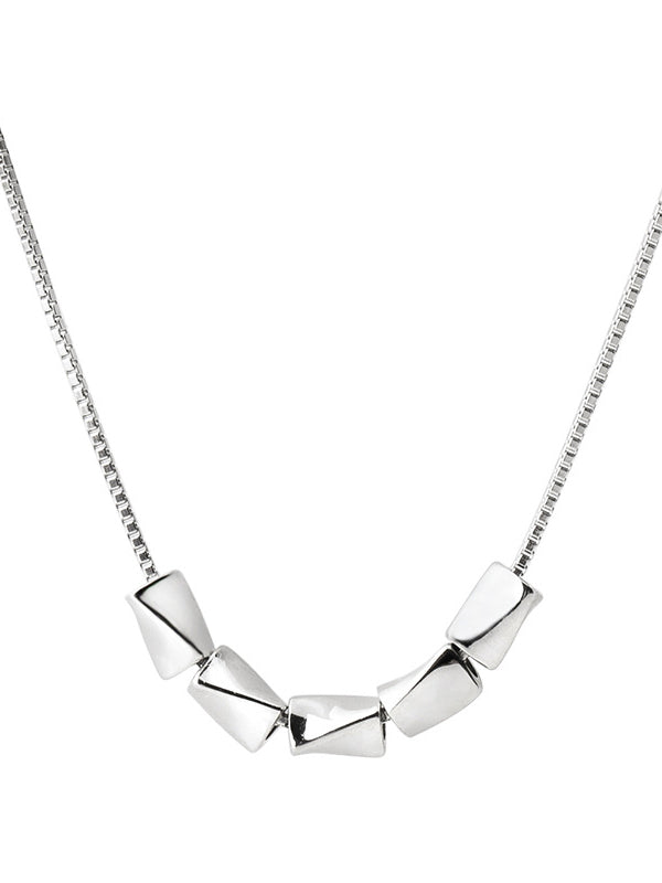 Original Irregularity Geometry Necklace