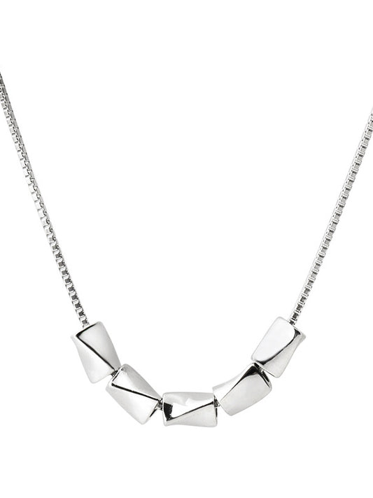 Original Irregularity Geometry Necklace