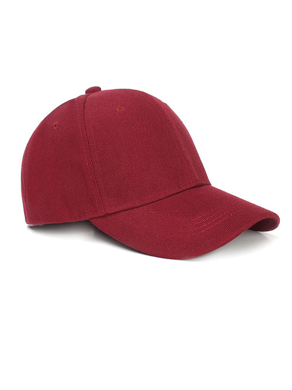 Simple Solid Color Casual Sports Baseball Cap