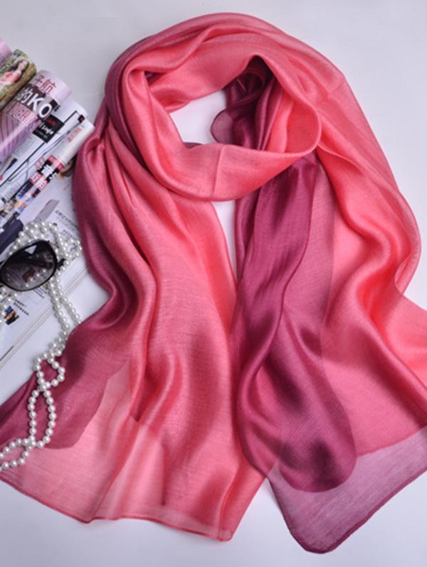 Mulberry Silk Gradient Scarf