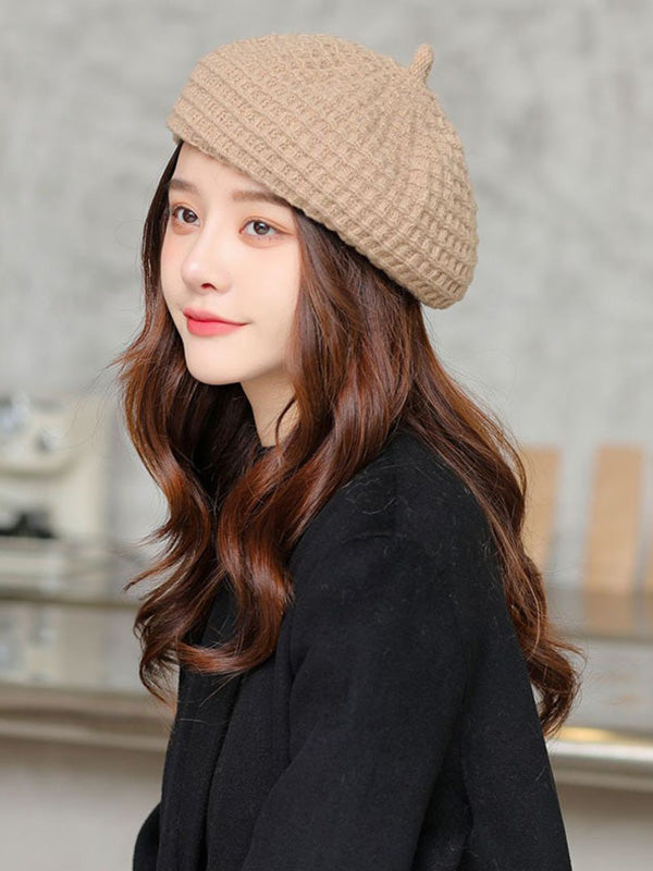 Simple Casual 4 Colors Knitting Beret Hat