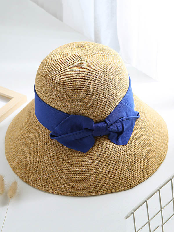 Leisure Sun-Protection Dome Straw Hat