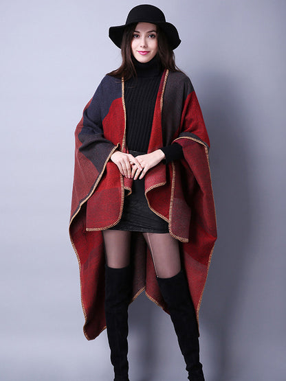 Imitation Cashmere Jacquard Tasseled Shawl Scarf