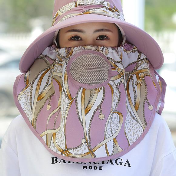 Flower Split-Joint Omnibearing Sunshade Hat