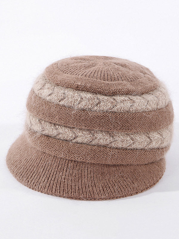 Stylish Split-Joint  Wool-Blend Hat