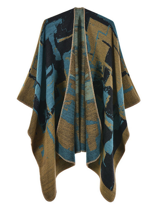 Imitation Cashmere Jacquard Shawl Scarf