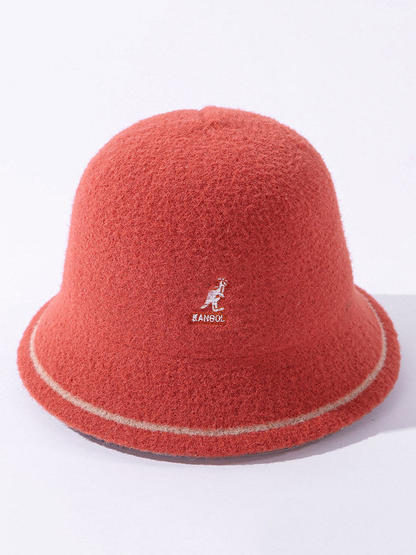 Original Embroidered Faux Fur Bucket Hat