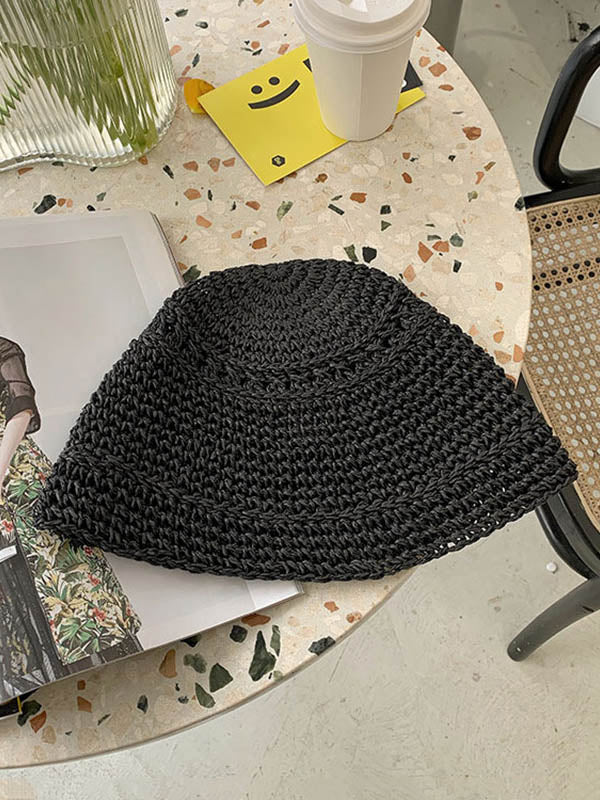 Leisure Handmade Sun-Protection Straw Hat