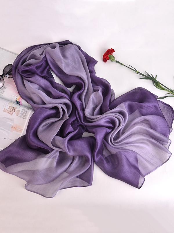 Mulberry Silk Gradient Scarf