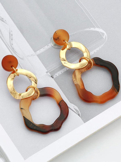 Fashion Ring Big Earrings