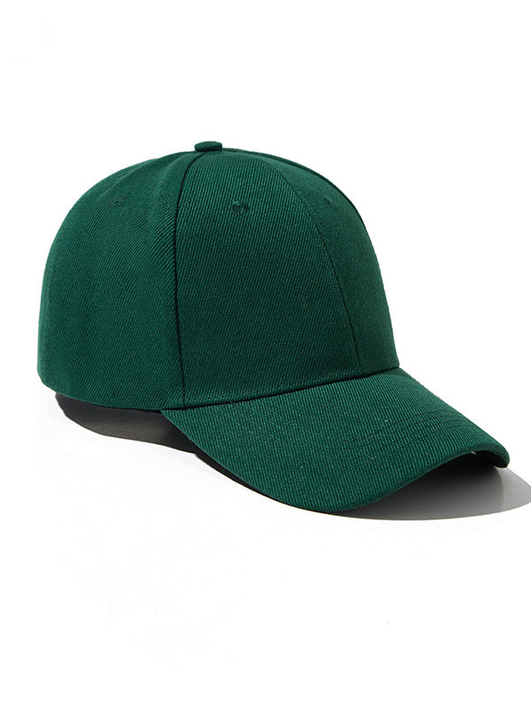 Simple Solid Color Casual Sports Baseball Cap