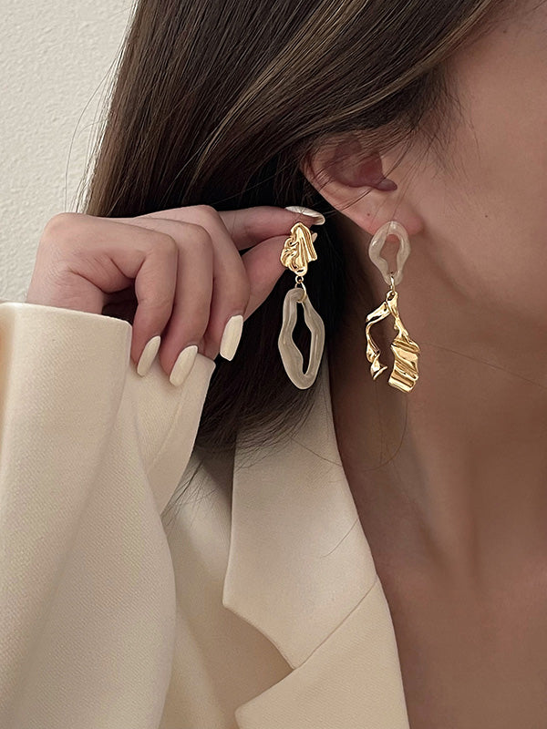 Original Irregular Geometry Earrings