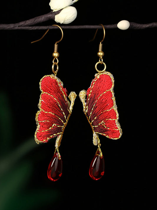 National Handmade Butterfly Beads Earrings