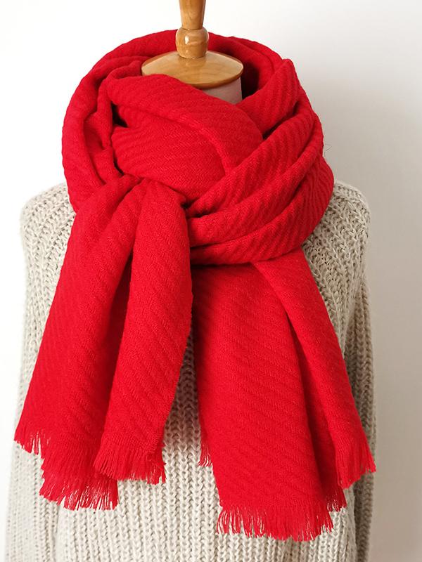 Solid Colors Fashion Scarf