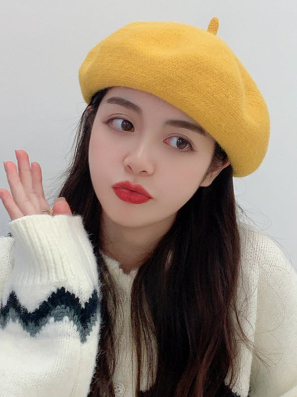 Simple Casual 10 Colors Beret Hat