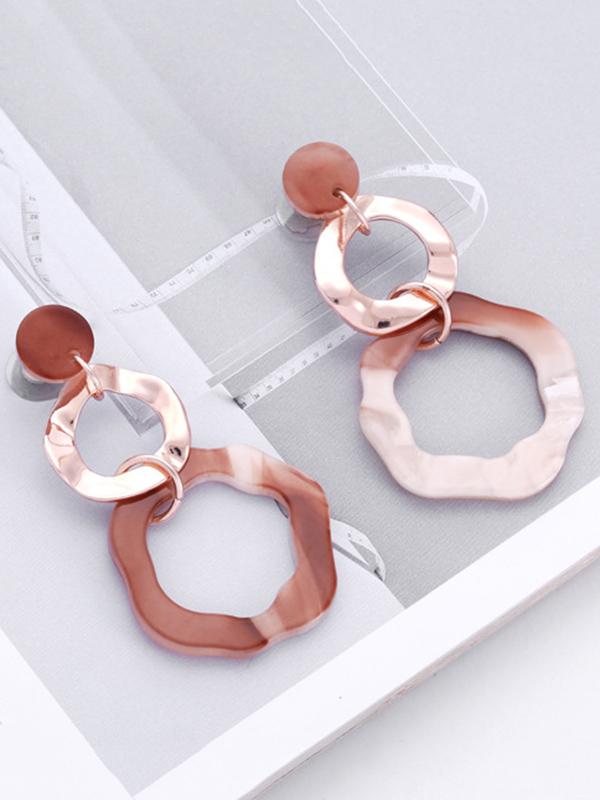 Fashion Ring Big Earrings