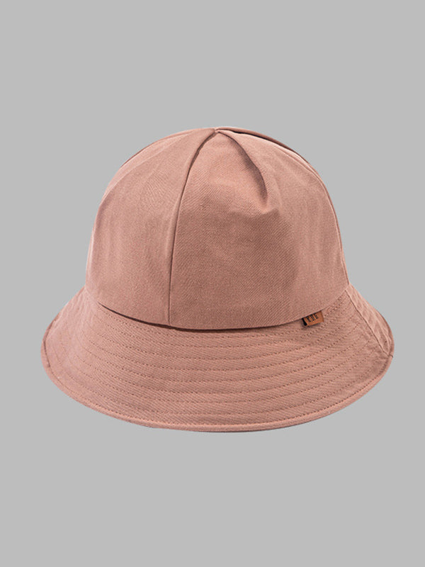 Stylish Simple Solid Color Casual Dome Fisherman Hat