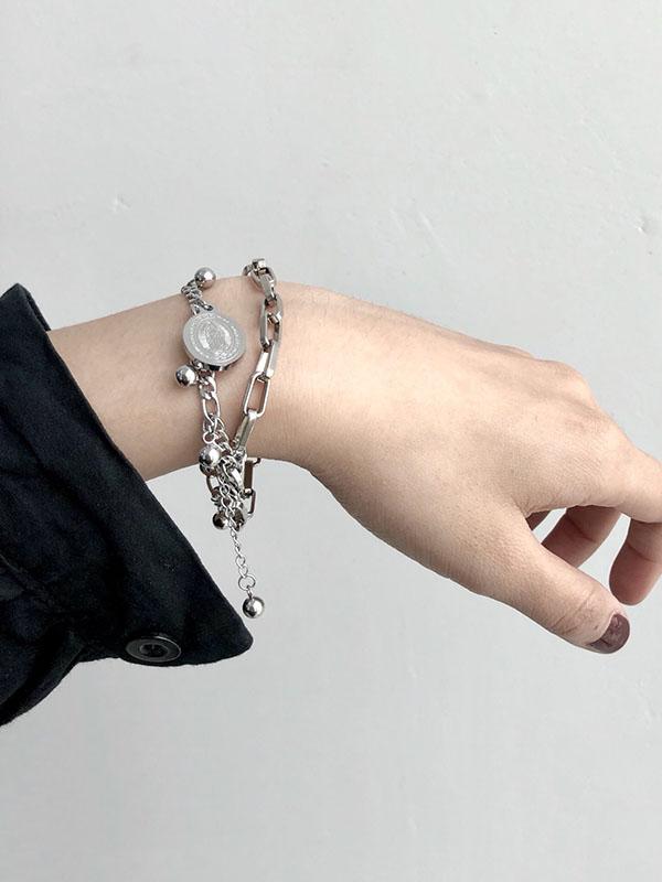 Original Double-Deck Hierarchical Chain Bracelet