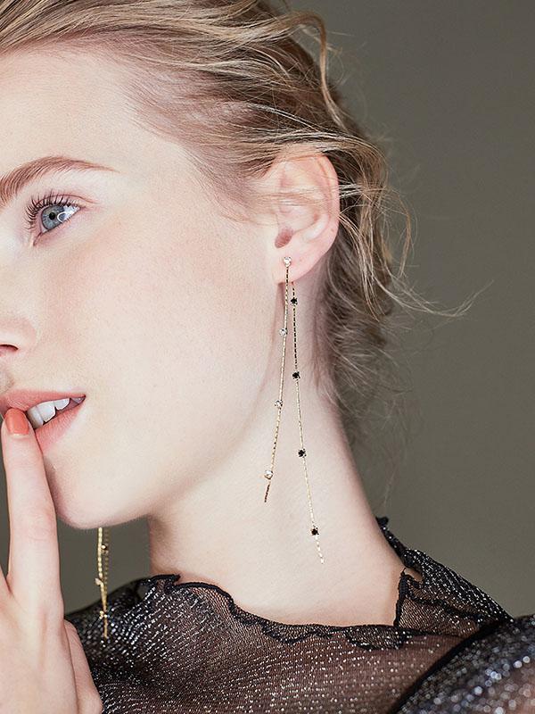 Urban Tasseled Eardrop Earrings