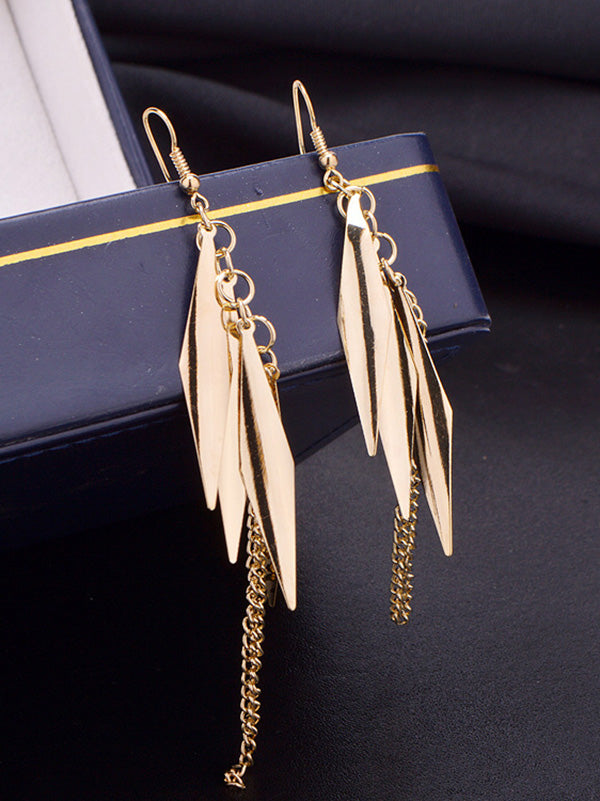 Original Chic Geometry Alloy Tassels Earrings