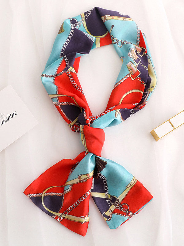 Original Floral Sun-Protection Silk Scarf