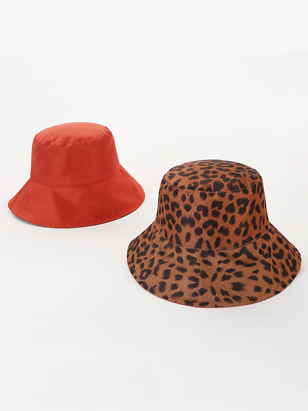 Leopard Reversible Sun Protection Fisherman Hat