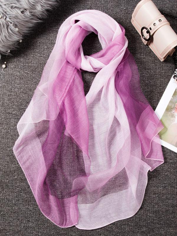 Silk Gradient soft scarf