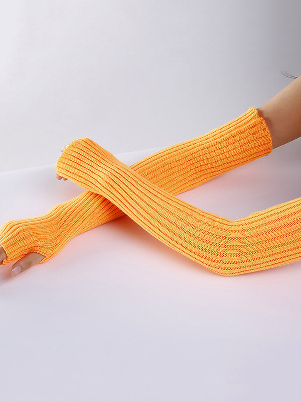 Original 9 Colors Striped Knitted Sleevelet