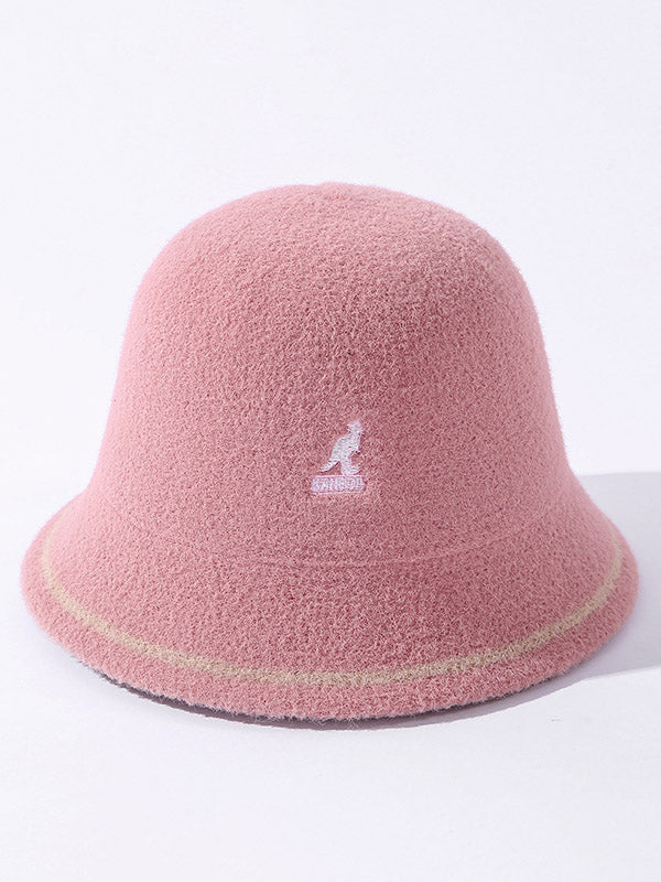 Original Embroidered Faux Fur Bucket Hat