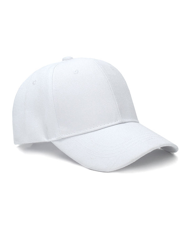 Simple Solid Color Casual Sports Baseball Cap