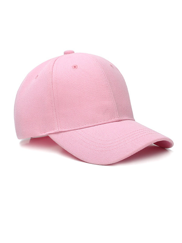 Simple Solid Color Casual Sports Baseball Cap