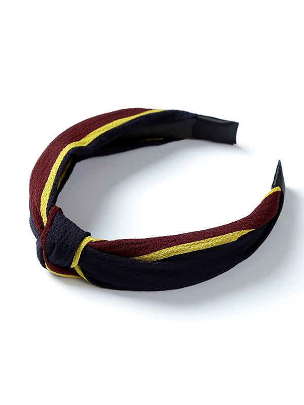 Solid Color Knot Headbands Hairband Hair Accessories Wide Side Hair Band