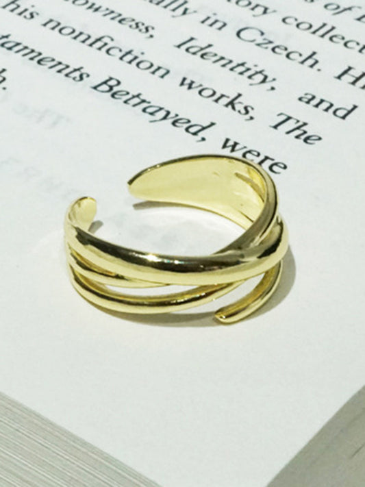 Simple Geometry Multilayer Normcore Ring