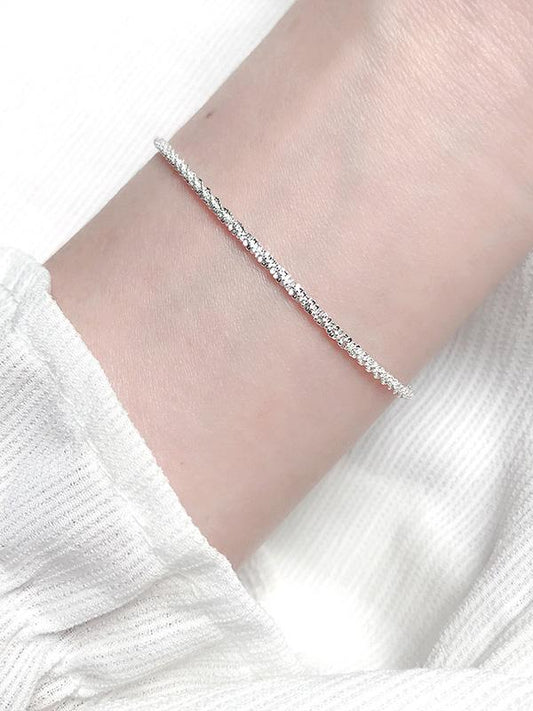 Simple Silver Bracelet